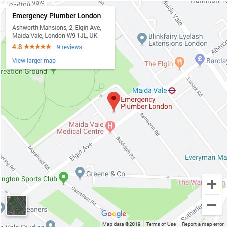 Emergency Plumber London google map
